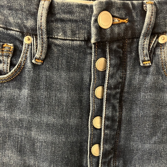 GOOD AMERICAN GOOD CURVE STRAIGHT CASHMERE JEANS | INDIGO329 | SIZE 4/27 - Picture 8 of 8